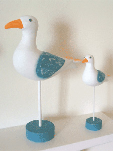 The beach room decor